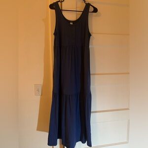 Old Navy Blue Maternity Sleeveless Maxi Dress